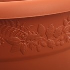 Горшок с поддоном «Рябина»,10 л, цвет терракотовый - Фото 2