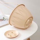 Кашпо для цветов подвесное «Алиция», 3 л, с поддоном, цвет белая глина - Фото 6