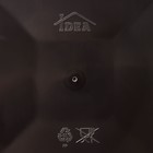 Кашпо для цветов со вставкой «Ротанг», 13 л, вставка 4.9 л, коричневое - Фото 4