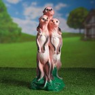 Садовая фигура "Семья сурикатов" 17х18х47см - Фото 1