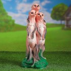 Садовая фигура "Семья сурикатов" 17х18х47см - Фото 4