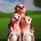 Садовая фигура "Семья сурикатов" 17х18х47см - Фото 10