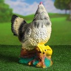 Садовая фигура "Курица с цыплятами" 30х17х40см - Фото 5