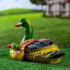 Садовая фигура "Утка с утятами" 30х17х15см - Фото 2