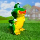 Садовая фигура "Лягушка Улыбка большая" 15х22х26см - Фото 2
