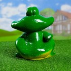 Садовая фигура "Лягушка Улыбка большая" 15х22х26см - Фото 3