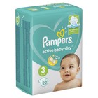 Подгузники Pampers Active Baby-Dry размер 3, 22 шт. - Фото 3
