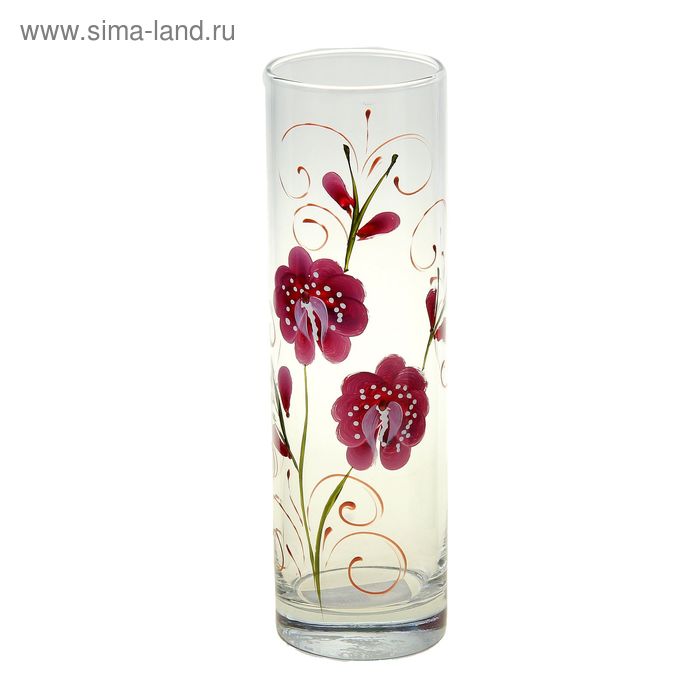 Ваза "Орхидея" цилиндр 26 см - Фото 1