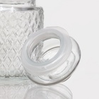 Банка для сыпучих «Сетка», 280 мл, 7.5×12 см, стекло, прозрачная - Фото 5
