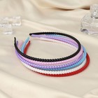 Ободок для волос «Дивина», дорожка, 0.5 см, МИКС - Фото 2