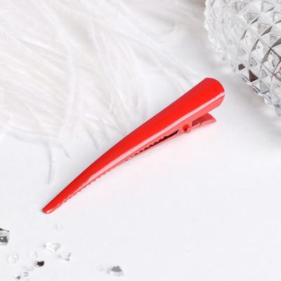 Зажим для волос «Уточка», классика, 8 см, МИКС