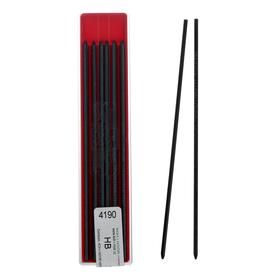 Грифели для цанговых карандашей 2.0 мм, Koh-I-Noor, 4190 HB, 12 штук, в футляре