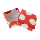 Набор коробок 5в1 "Белый горох на красном", 12 х 12 х 9 - 6 х 6 х 3 см - Фото 2