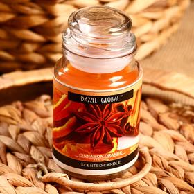 Свеча в банке 11х5,5 см Cinnamon orange 140 мл 806659