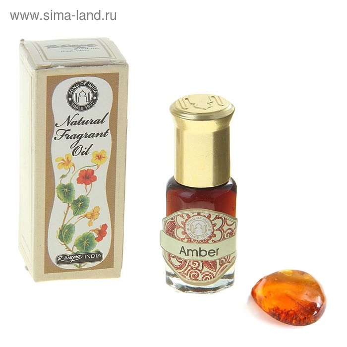 Духи-масло 5 мл (шариковые) Амбер - Фото 1