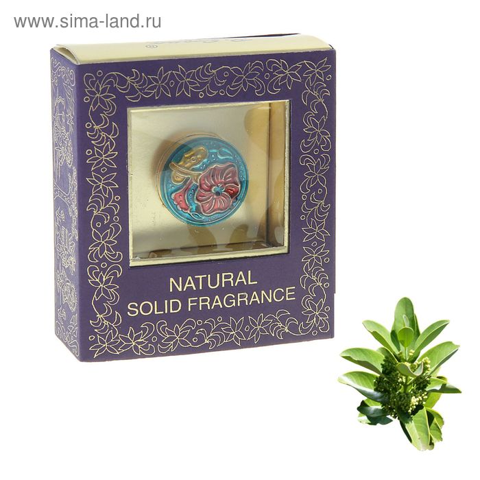 Сухие духи 4 гр в жестяной банке мини Драгоценный сандал - Фото 1