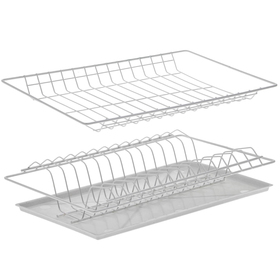 Комплект посудосушителей с поддоном, 41,5×25,6 см, для шкафа 45 см, цвет белый