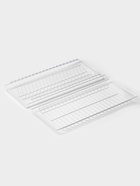 Сушилка для посуды с поддоном для шкафа 60 см, 56.5×25.6 см, белая - Фото 6