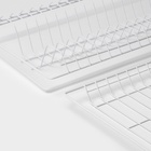 Комплект посудосушителей с поддоном для шкафа 60 см, 56.5×25.6 см, хром - Фото 7