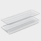 Комплект посудосушителей с поддоном для шкафа 80 см, 76.5×25.6 см, цинк - Фото 2