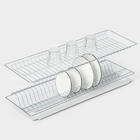 Комплект посудосушителей с поддоном для шкафа 80 см, 76,5×25,6 см, цинк - Фото 5