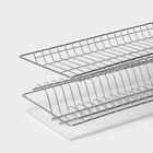 Комплект посудосушителей с поддоном для шкафа 60 см, 56.5×25.6 см, цинк - Фото 2