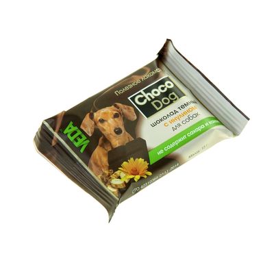 Шоколад темный с инулином "CHOCO DOG" 15 г