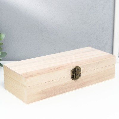 Шкатулка для росписи дерево «Купюрница», для творчества, декора, 24×9.5×6 см