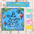 Новогодняя аппликация, витраж шариковым пластилином "Елочка" - Фото 2