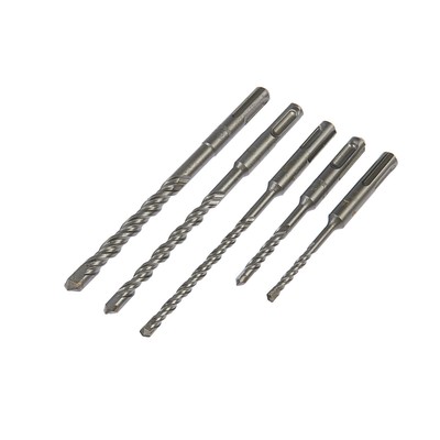 Набор буров по бетону ТУНДРА, SDS-plus, 5-6×110 мм, 6-8-10×160 мм, 5 шт.