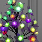 Светодиодный куст «Розы большие» 30 см, 32 LED, мигание, 220 В, свечение мульти (RG/RB) - Фото 3