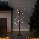 Светодиодный куст «Снежинки» 1.5 м, 84 LED, мигание, 220 В, свечение мульти (RG/RB) - фото 8878491
