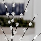 Светодиодный куст «Снежинки» 1.5 м, 84 LED, мигание, 220 В, свечение мульти (RG/RB) - фото 8878488