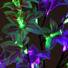 Светодиодный куст 0.85 м, "Лилия фиолетовая", 45 LED, 220V, моргает, RG/RB - Фото 2
