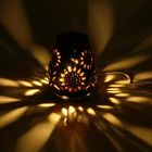 Ночник-арома настольный керамика от 220 V "Подсолнух и бабочка" 15х12х12 см - Фото 2