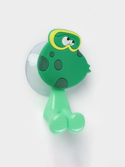 Держатель для зубной щётки детский «Весёлые зверюшки», на присоске, дизайн МИКС