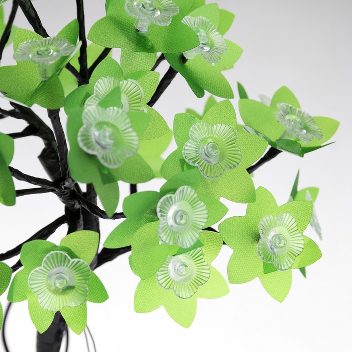 Светодиодный куст «Орхидеи» 30 см, 32 LED, мигание, 220 В, свечение мульти (RG/RB) - фото 1911192943