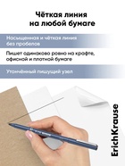 Ручка капиллярная ErichKrause F-15, чёрный стержень, узел 0.6 мм - Фото 2