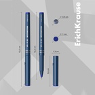 Ручка капиллярная ErichKrause F-15, узел 0.6 мм, чернила синие, длина линии письма 400 метров - Фото 4