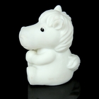 Ночник "Белая лошадка", 5х4х6,5 см, пластик, батарейки в комплекте - Фото 3