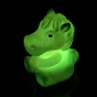 Ночник "Белая лошадка", 5х4х6,5 см, пластик, батарейки в комплекте - Фото 5