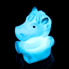 Ночник "Белая лошадка", 5х4х6,5 см, пластик, батарейки в комплекте - Фото 6