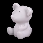 Ночник "Белая мышка", 6х4,5х7 см, пластик, батарейки в комплекте - Фото 3