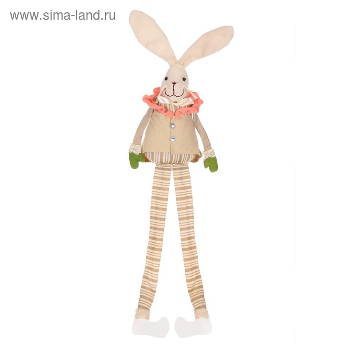 Мягкая игрушка «Заяц», висячие лапки - Фото 1