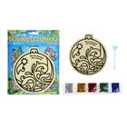 Новогодняя фреска блёстками «Исполнения желаний» - Фото 2