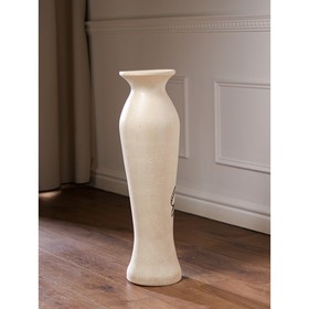 

Ваза керамическая "Анита", напольная, абстракции, цвет белый, 68 см, авторская работа