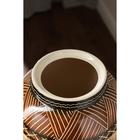 Ваза керамическая "Руслана", напольная, бамбук, цвет коричневый, 82 см, авторская работа - Фото 3