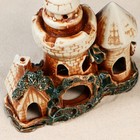 Декорация для аквариума ''Замок с домиком", 10 х 20 х 14 см, микс - Фото 3