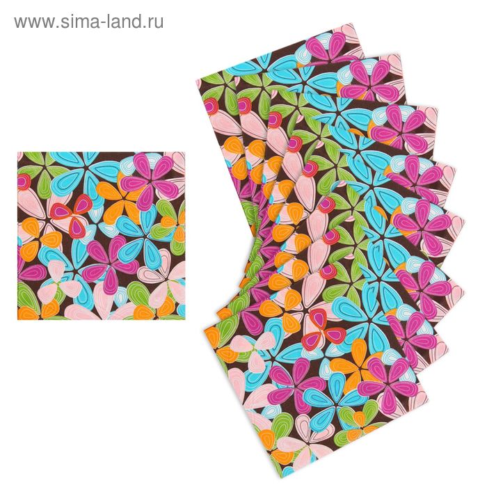 Салфетки бумажные «Цветочная экзотика» (набор 20 шт.) - Фото 1