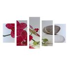 Картина модульная на подрамнике "Орхидея" 2-43х25, 2-58х25, 1-72х25 см, 75*135см - Фото 1